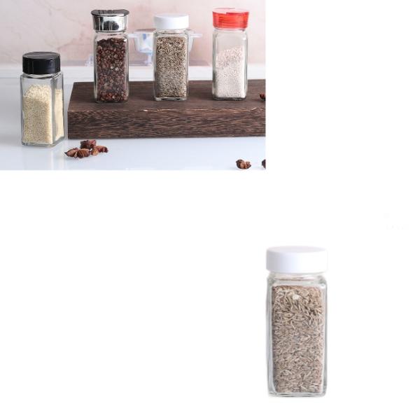 4oz Pepper Sealed Kitchen Condiment Food Glass Packaging 120ml Glass Jars