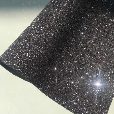 54/55 tela da parede do brilho da largura, Chunky Glitter Fabric Assorted Colors profissional