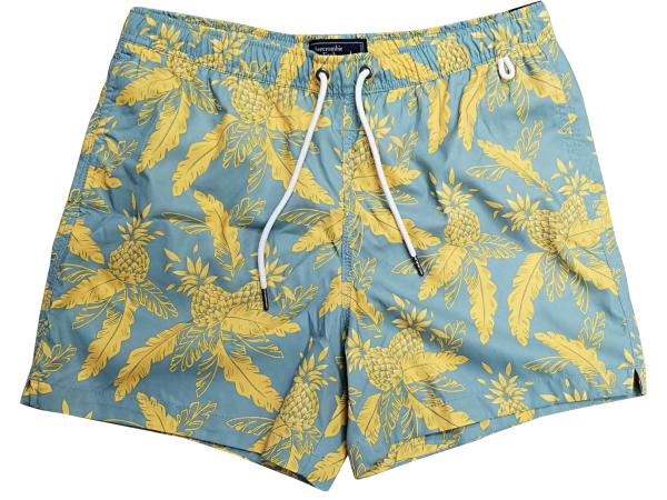 manufacturer wholesale custom fashion swimming pants men's board shorts elastic waistline boy beachwear trousers F420 10