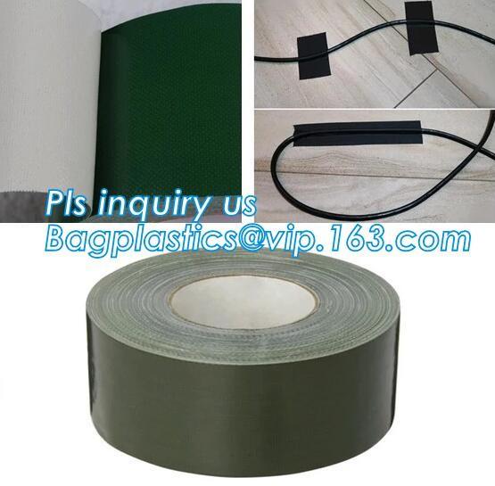 Easy Tear Packaging Duct Tape,duct tape colored duct tape,Free sample air conditioner colored custom printed pvc cloth d