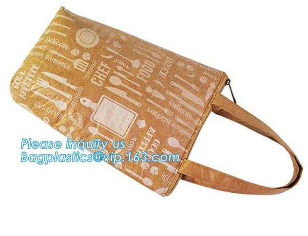 Durable Tyvek Lunch Bag, DUPONT PAPER, Foldable Insulated, Fibers Innovation Bag Thermal Bag Food Bags