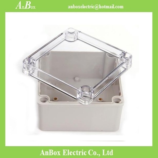 125*125*75mm ip66 electrical clear plastic case