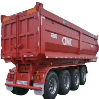 CIMC 4 Axle U Type 56cbm 85ton Tipper Semi Trailer