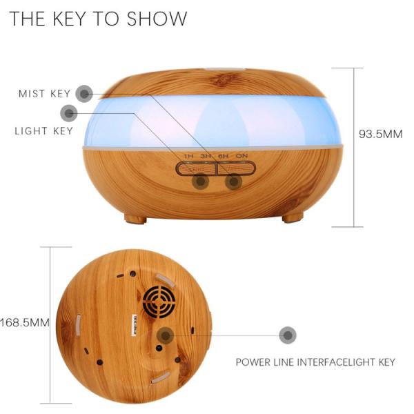 300ML Beauty Personal Care Humidifier With 7 Colorful Changing LED Light