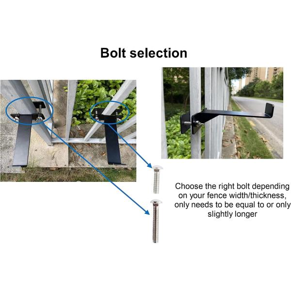 Внешний монтаж стальной палубы монтаж плантер коробки держатель для нестандартных оконных коробки скобки
