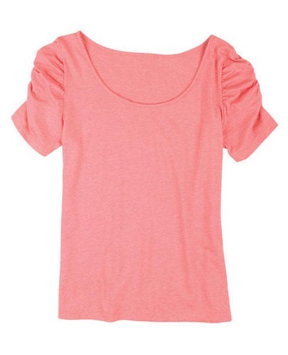 Рубашки втулки епископа короткие, рубашки/кофточки Breathable розовых коротких женщин