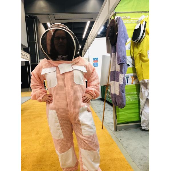 Bee Star Triple Layer Ventilated Beekeeping Clothing  Bee Proof Clothing With Veil Air Flow