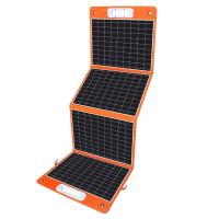 Carregador de painéis solares dobráveis para acampamento 155 * 40cm Desdobrado 100W 23% de eficiência monocristalino