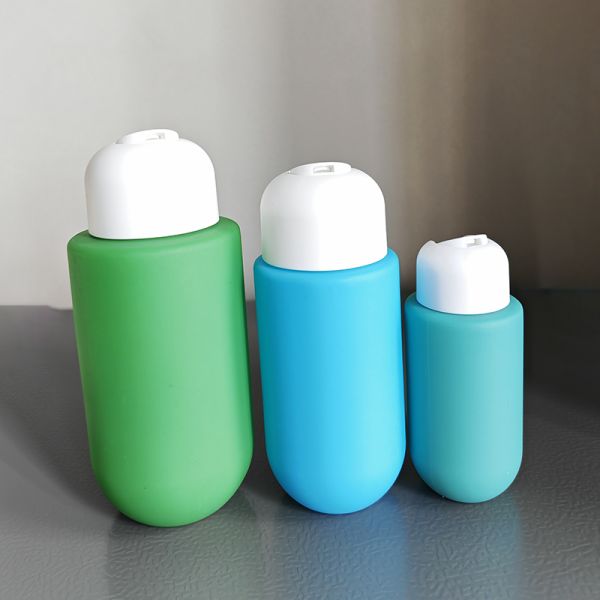 60/100/150/200/250/300/350/400ML Disc Top Cap HDPE Bottle Conditioner Lotion Skin Care Container
