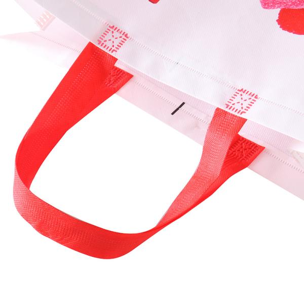 Blue 120GSM Laminated Shopping Non Woven Packaging Bags