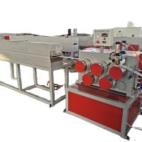 Automatisation de l'équipement de production de la ligne d'extrusion des bandes de fixation en PET à vis unique