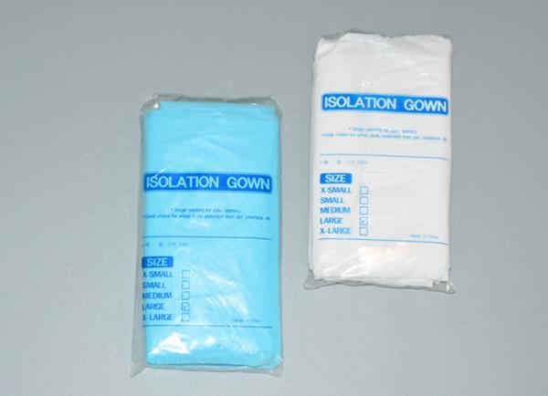 Antibacterial Disposable Plastic Gowns , Disposable Patient Gowns Professional