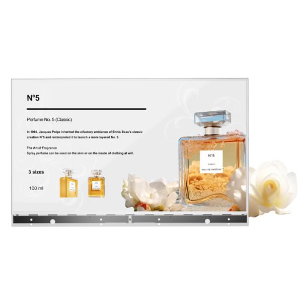 55 Inch Indoor HD Touch Transparent Display Unit for Smart Commercial Display and Interactive Digital Signage