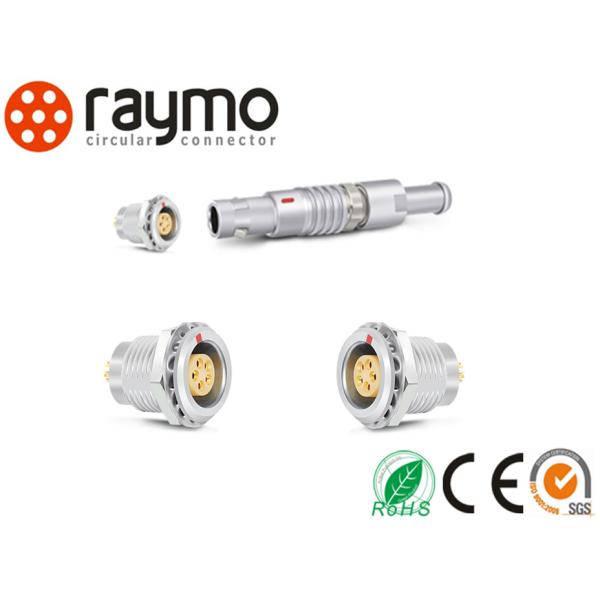 CE ROHS Certified Circular Push Pull Connectors, Electrical Power Connector 2 3 4 Pins