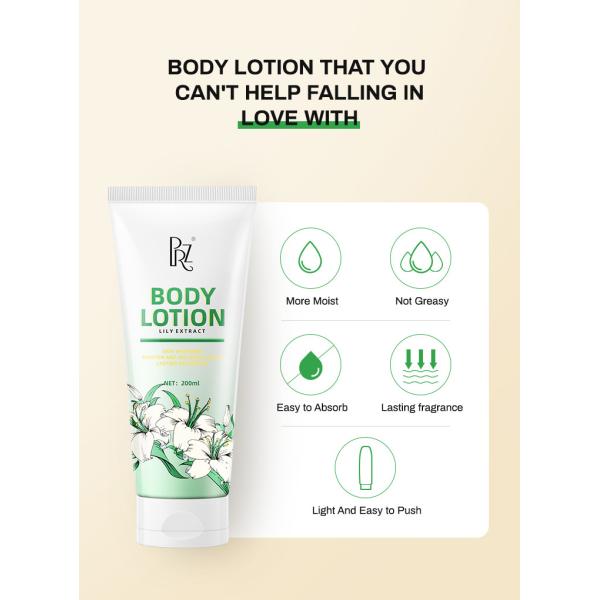 Private Label 200ml Lightening Skin Moisture Body Lotion For Dry Skin