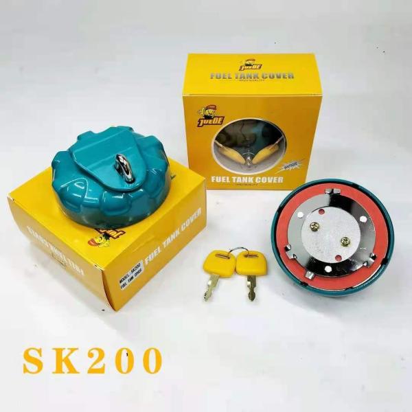 Yellow Excavator Fuel Tank Cover 7X-7700 349-7059 3497059 7X7700 Fuel Cap