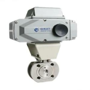 Stainless Steel 304 Flange Connection Vacuum Ball Valve with Electric Actuator