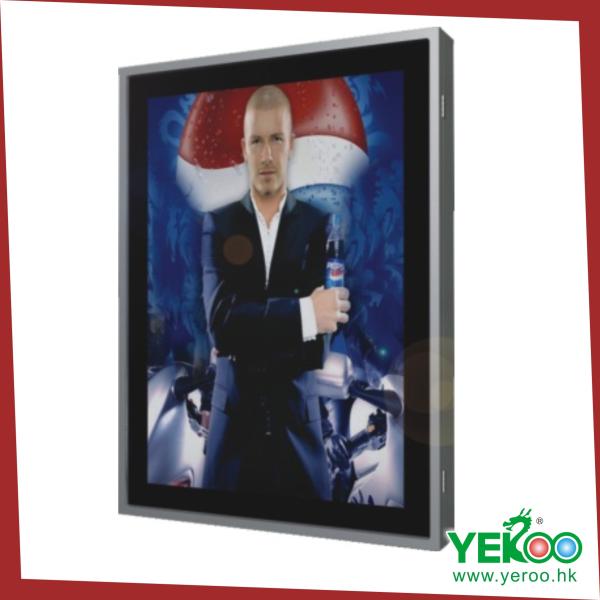 Single sided LED backlit aluminium light box