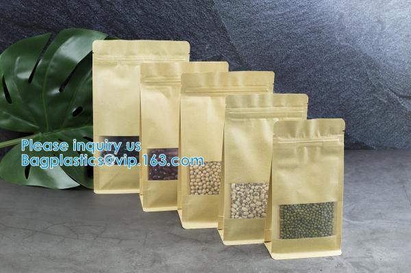 Ziplock And Heat Sealable Bags - Stand Up Food Storage Pouches - Safe Waterproof Packaging Barrier