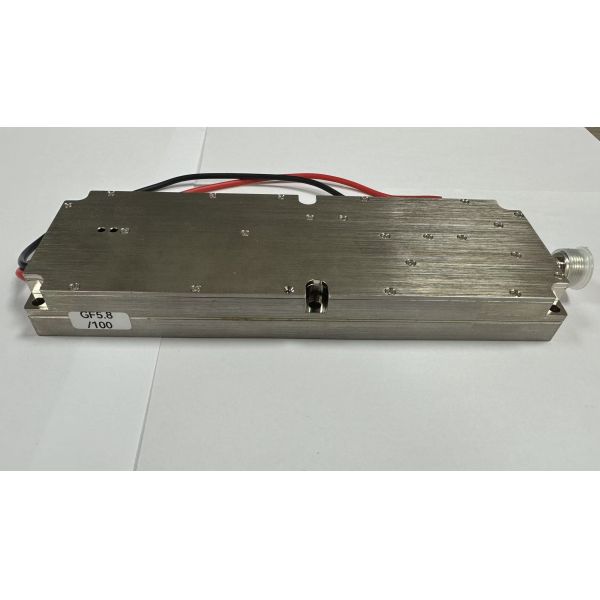 100W 5.8GHz GaN RF Power Amplifier with Built-in Circulator for Anti-Drone Countermeasure