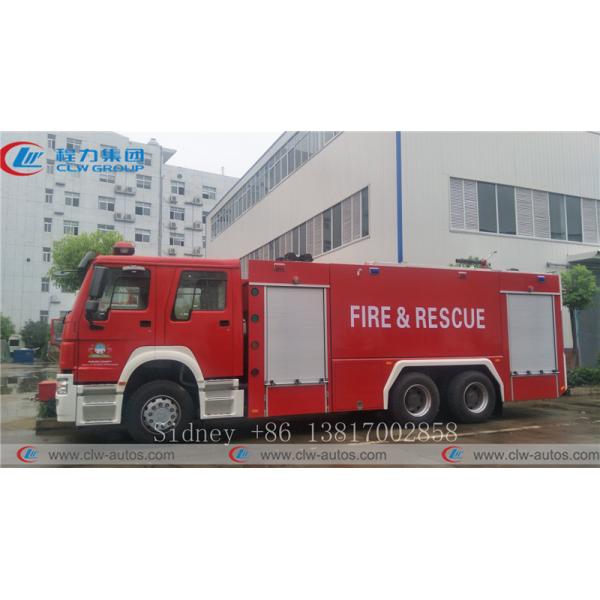 LHD RHD Sinotruk Howo 6x4 371HP Fire Rescue Truck