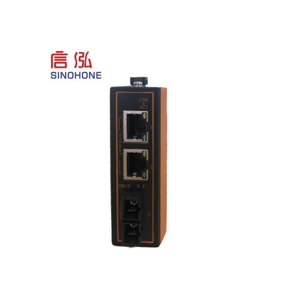 Industrial Adaptive POE Fiber Optic Media Converter With Switch Functions