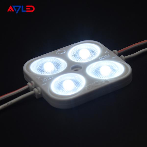 12v 4w Led Injection Module Outdoor Advertising Smd 2835 Square 4 Led Module High Quality