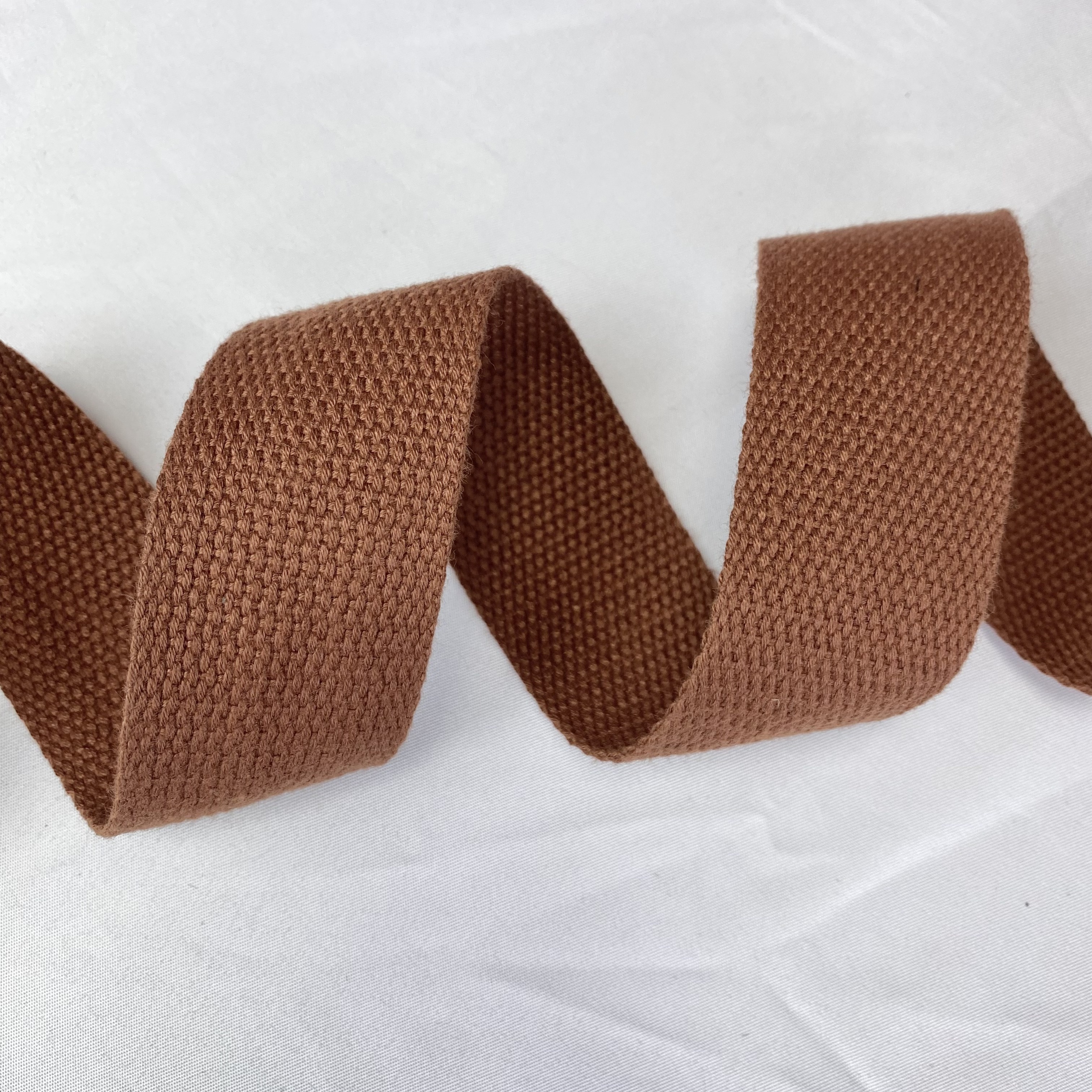 Soft bead Polyester-cotton webbing in a variety of colors Dupont Tote bag strap Textiles