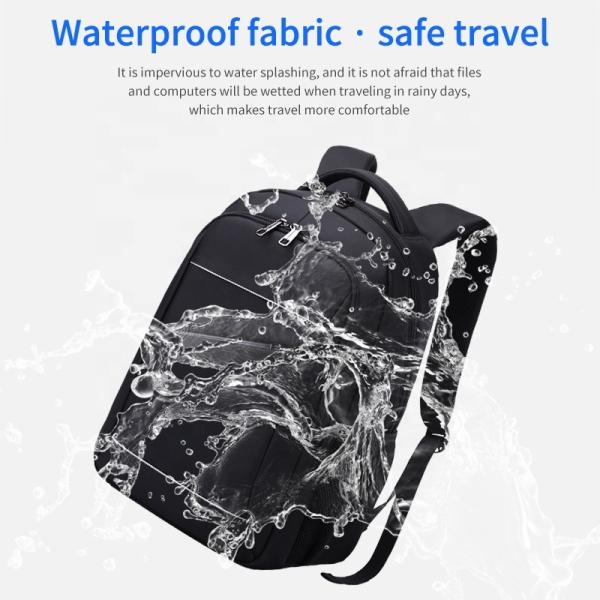 Factory direct sales men's waterproof school bag large capacity business 15 inch Laptop Bag Backpack