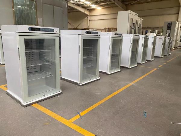 2-8 refrigerador biomedicável do refrigerador da farmácia dos graus 100L para o armazenamento frio vacinal
