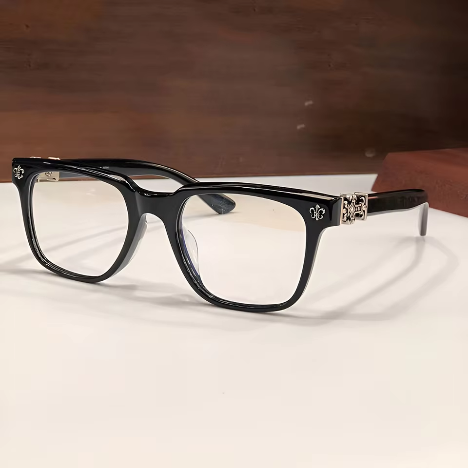 Myopia Green Black Hawksbill Leopard Print Gold Optical Guangdong Safety Aesthetic Casual Daily Men's Women's Glasses Fashion