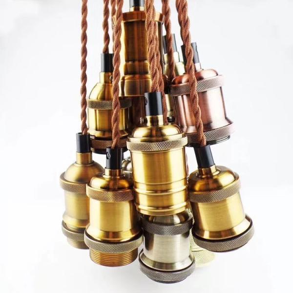 Mental Ceiling Lamp Holder E14 Aluminium Socket with Many colors for Your Options, hanging lamp base