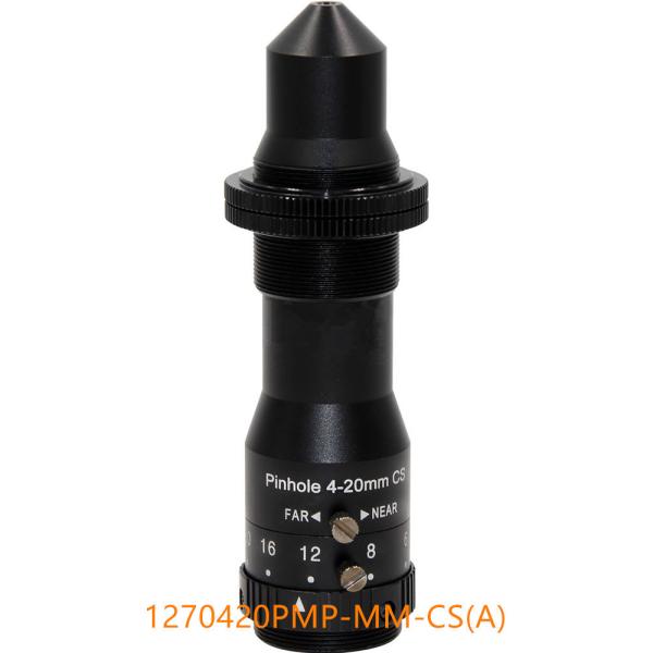 1/2.7 4-20mm F4.0 Megapixel CS Mount Manual Focus/Zoom Pinhole Lens for Metallurgy, furnace lens