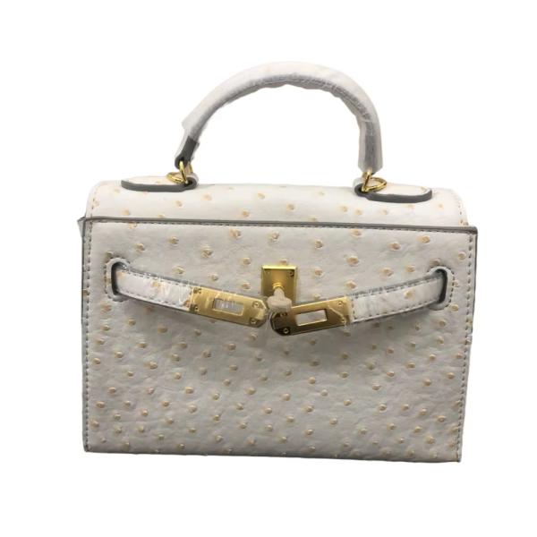 Customized Color 22CM Mini Ostrich Kellyyy End Large Shoulder Bag for Women Ladies Handbag