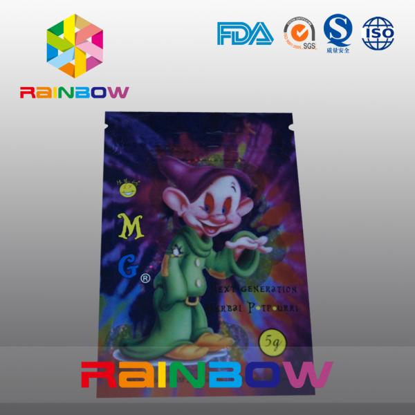 Мешок дыма специи Voodoo мешков 10g 4g Ziplock ладана изготовленного на заказ предосторежения логоса травяной химический