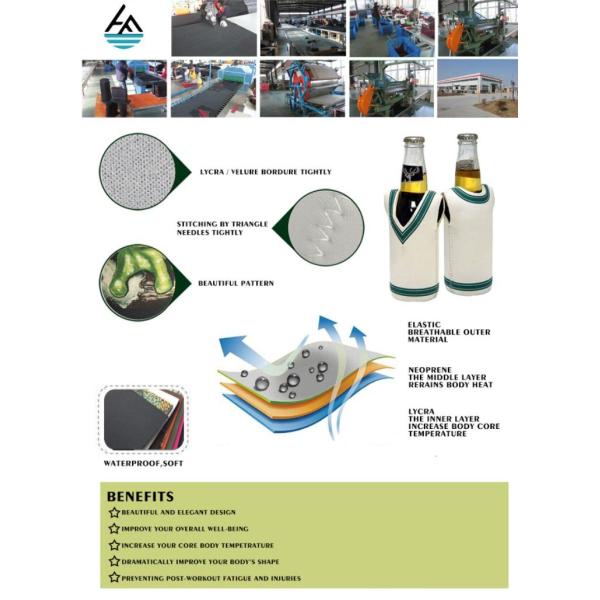 Baby Neoprene 3mm Can Cooler Bag Triangle Needle Car Seams Technics