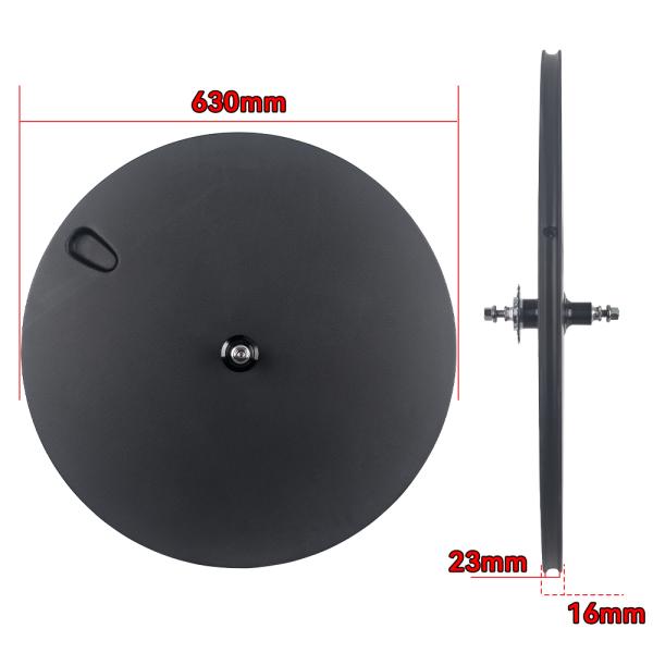 RUJIXU Factory 700C Carbon Wheel Closed Wheel Clincher or Tubular 5 Spoke Fixed Gear Carbon Wheelset