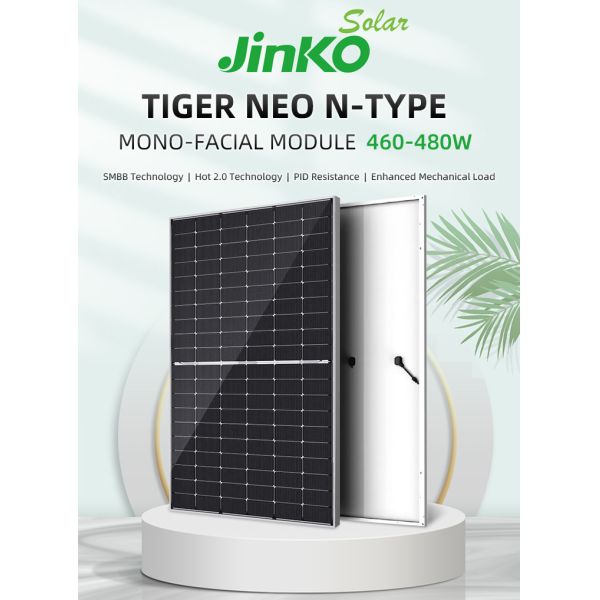Photovoltaic Pv Panels 460w Jinko Solar Module 460w 465w 480w Tracking Solar Panel for Home Residential Use