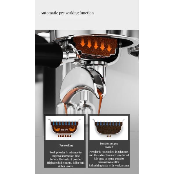 Commercial Espresso Coffee Machine with Direct Drinking Function Accessories With All