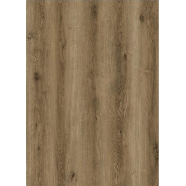 Waterproof Fire Retardant Stone Vinyl Composite Flooring Thin Brown Oak GKBM FT-W29045-2