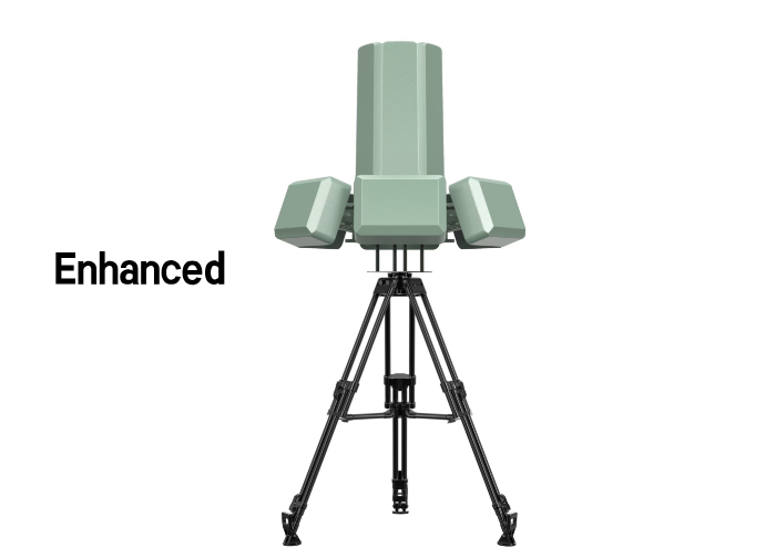 Station de défense de drones avancée équipée d'un système de contrôle par