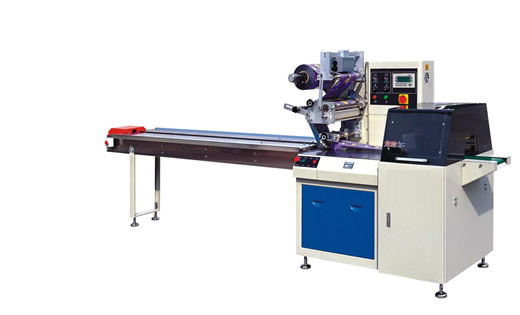 Automatic Food Flow Wrap PILLOW Packing machine ,factory design high quality with cheap price down paper packaging