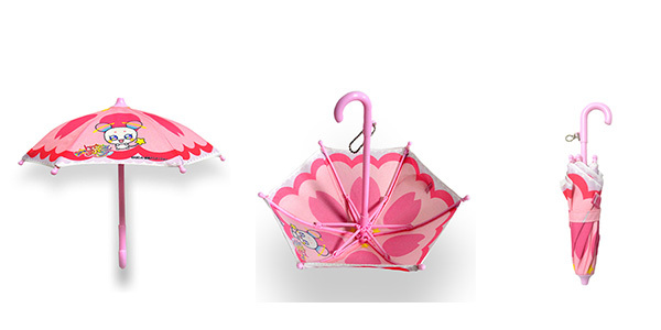 Cute Kid's Umbrellas 6 Ribbed Adorable Toy Umbrella
