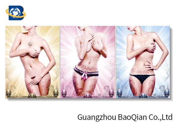 Opened Sexy Girl Full 3d Lenticular Photo , Lenticular Poster Printing High Resolution