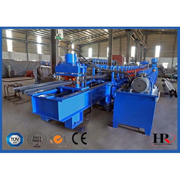 2-WAVE Galvanized Steel Highway Guardrail Roll Forming Machine