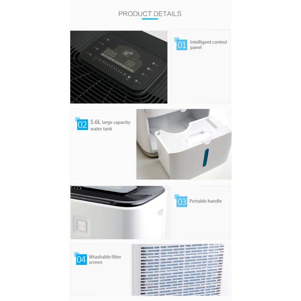 Air Purify Decrease PM2.5 5600ml Home Air Dehumidifier