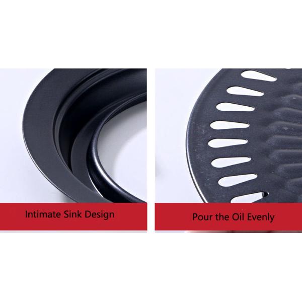 Cast Iron Non Stick Stovetop Grill Pan For Home Garden Barbecue