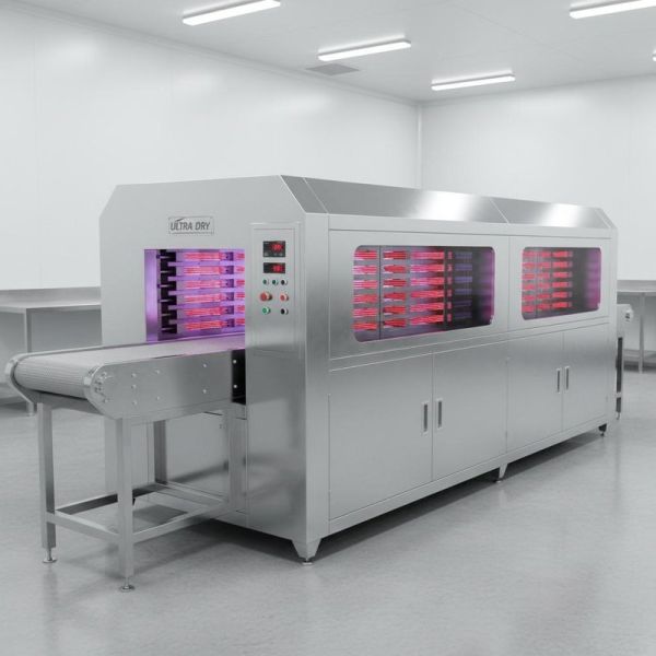 Ultraviolet Rays Infrared Dryer Machine Ir Tunnel For Hospital / Food