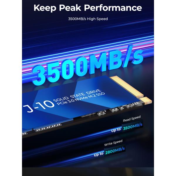 Высокая емкость 128G SSD Хранение -40°C до 85°C Скорость чтения до 1800 МБ/с