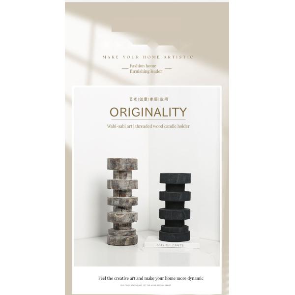 Customized Sizes Marble Candle Holder for Modern Silver Pillar Stand Home Wedding Party
